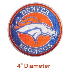 Denver Broncos Embroidered Iron On Patch